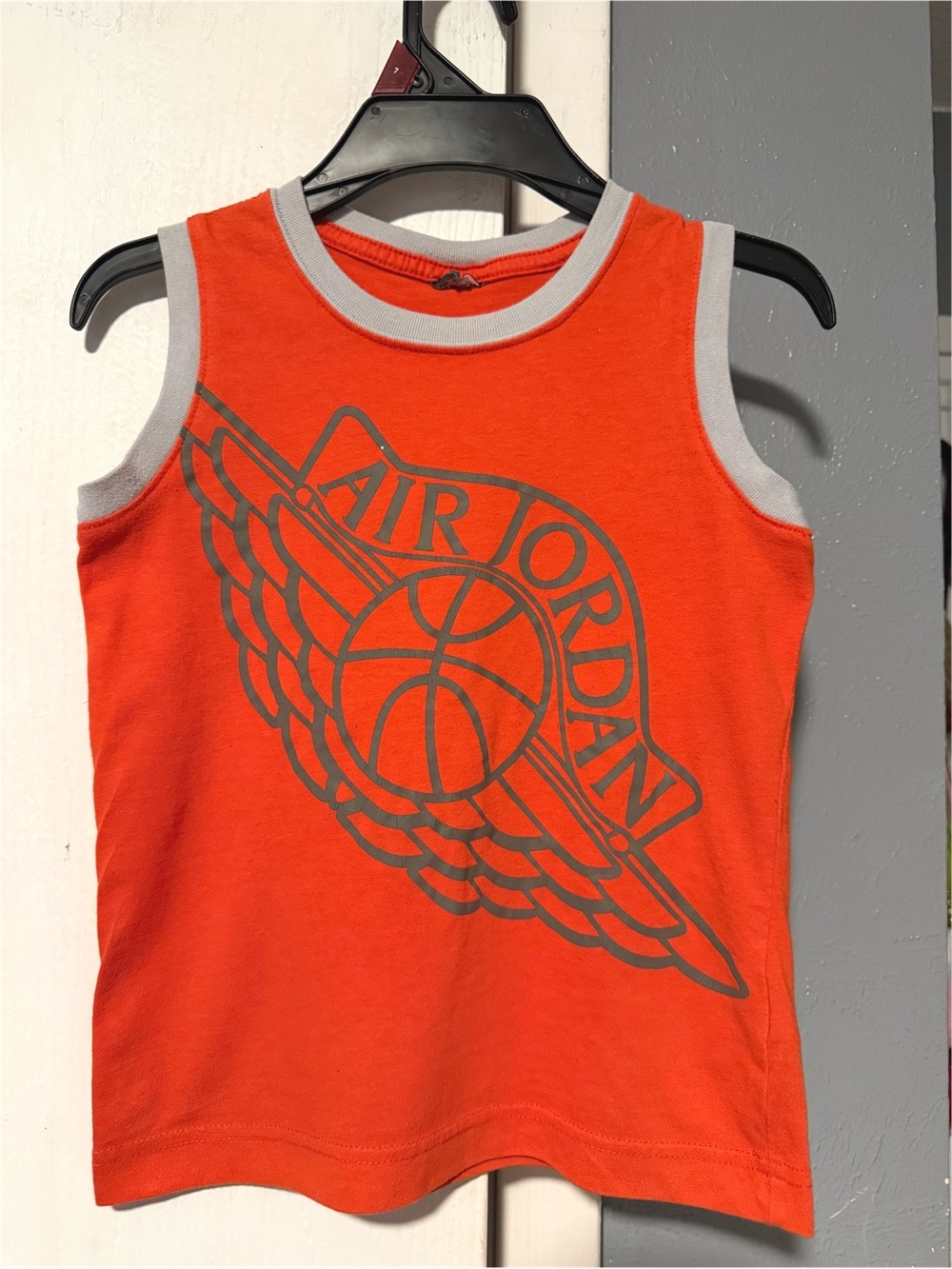 Jordan Orange Sleeveless Kids Tank Top